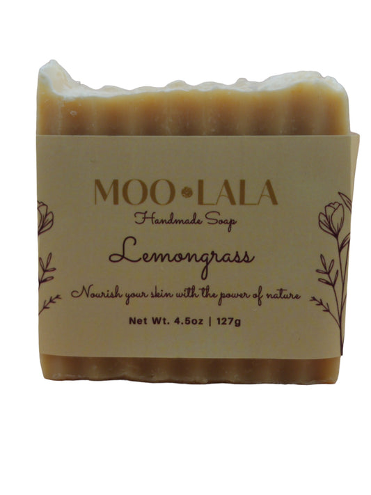 Handmade Tallow Goat Milk Lemongrass Soap